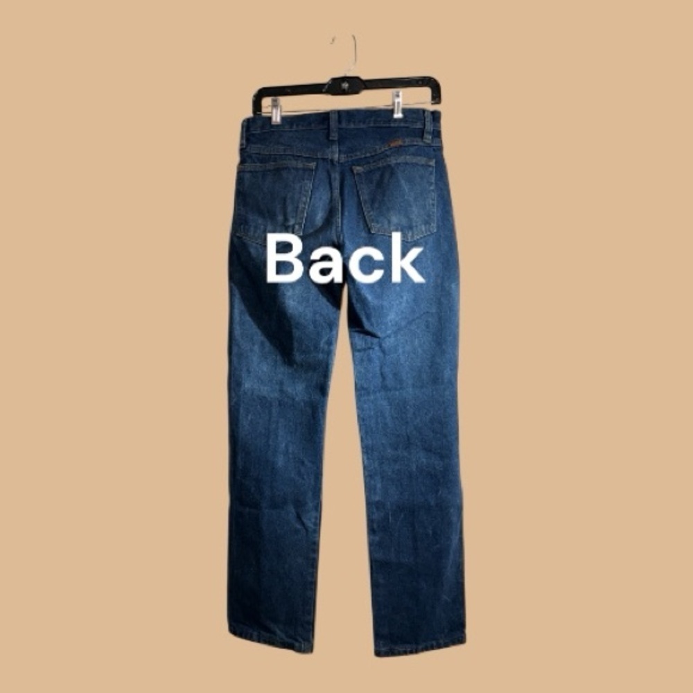 Wrangler Rustler Dark Blue Wash Denim Jeans Men’s Size 29 x 30 - Picture 2 of 7